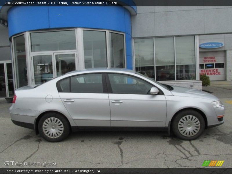 Reflex Silver Metallic / Black 2007 Volkswagen Passat 2.0T Sedan