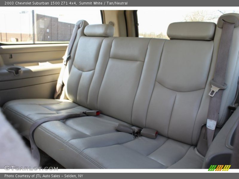 Summit White / Tan/Neutral 2003 Chevrolet Suburban 1500 Z71 4x4