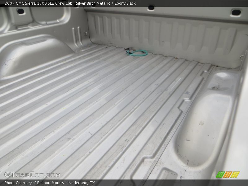 Silver Birch Metallic / Ebony Black 2007 GMC Sierra 1500 SLE Crew Cab