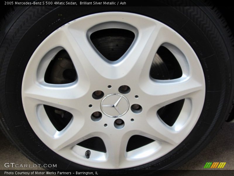 Brilliant Silver Metallic / Ash 2005 Mercedes-Benz S 500 4Matic Sedan