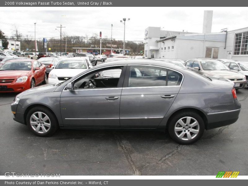 United Gray / Black 2008 Volkswagen Passat Turbo Sedan
