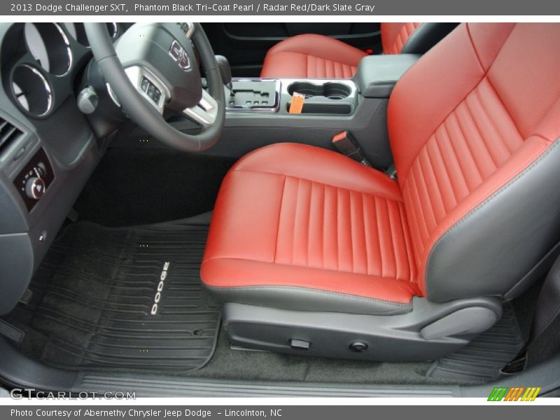 Front Seat of 2013 Challenger SXT