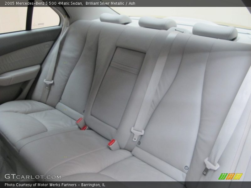 Brilliant Silver Metallic / Ash 2005 Mercedes-Benz S 500 4Matic Sedan