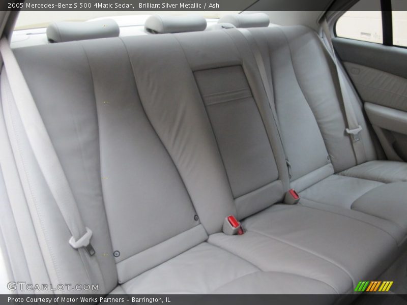 Brilliant Silver Metallic / Ash 2005 Mercedes-Benz S 500 4Matic Sedan