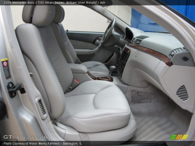 Brilliant Silver Metallic / Ash 2005 Mercedes-Benz S 500 4Matic Sedan