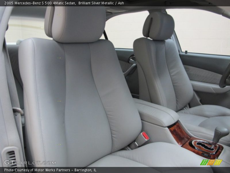 Brilliant Silver Metallic / Ash 2005 Mercedes-Benz S 500 4Matic Sedan