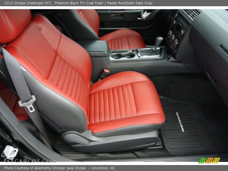 Front Seat of 2013 Challenger SXT