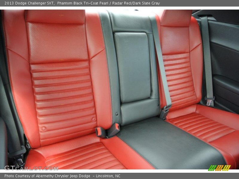 Rear Seat of 2013 Challenger SXT