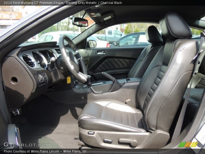  2010 Mustang GT Premium Coupe Charcoal Black Interior