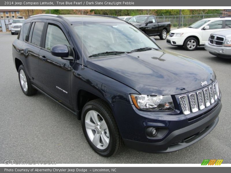 True Blue Pearl / Dark Slate Gray/Light Pebble 2014 Jeep Compass Latitude