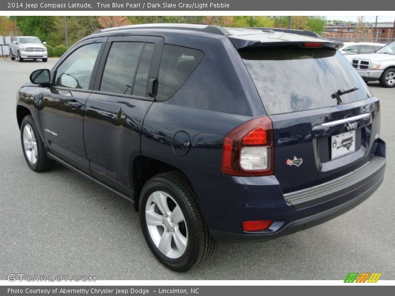 True Blue Pearl / Dark Slate Gray/Light Pebble 2014 Jeep Compass Latitude