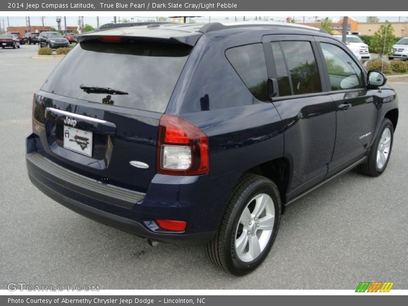 True Blue Pearl / Dark Slate Gray/Light Pebble 2014 Jeep Compass Latitude