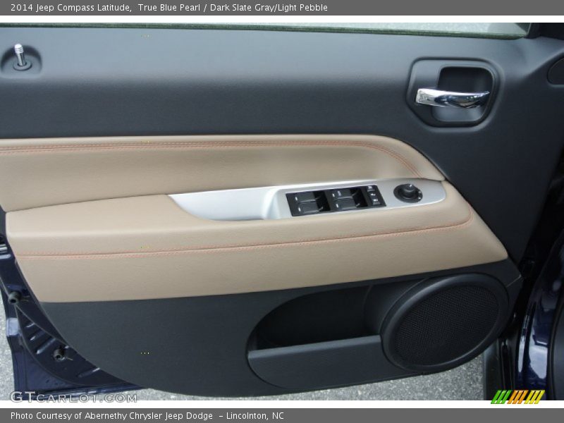 True Blue Pearl / Dark Slate Gray/Light Pebble 2014 Jeep Compass Latitude