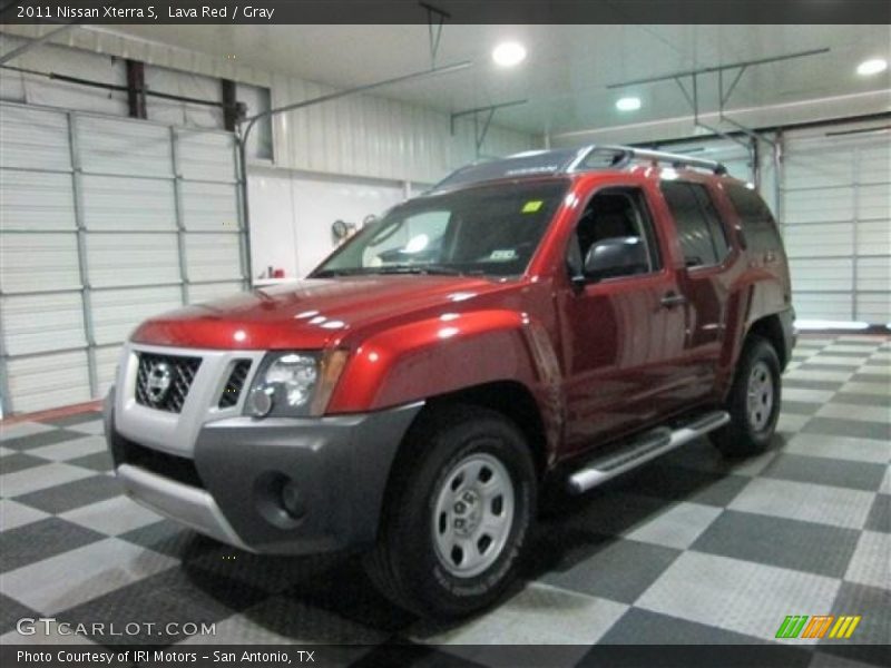 Lava Red / Gray 2011 Nissan Xterra S