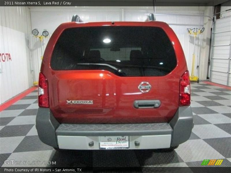 Lava Red / Gray 2011 Nissan Xterra S
