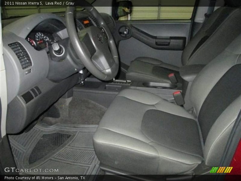 Lava Red / Gray 2011 Nissan Xterra S