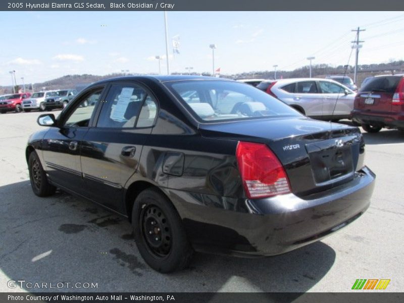 Black Obsidian / Gray 2005 Hyundai Elantra GLS Sedan