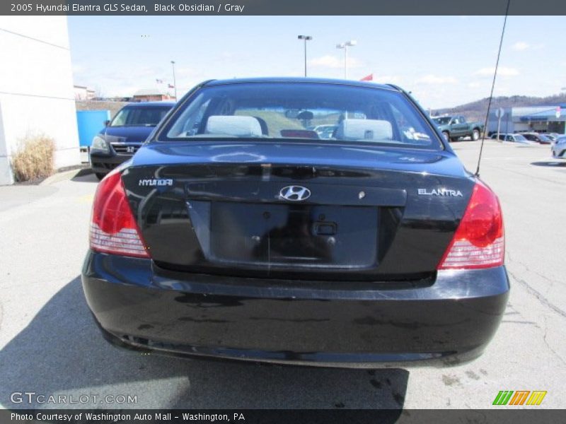 Black Obsidian / Gray 2005 Hyundai Elantra GLS Sedan