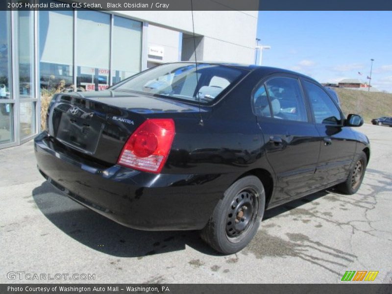 Black Obsidian / Gray 2005 Hyundai Elantra GLS Sedan