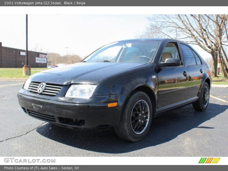 Black / Beige 2001 Volkswagen Jetta GLS Sedan