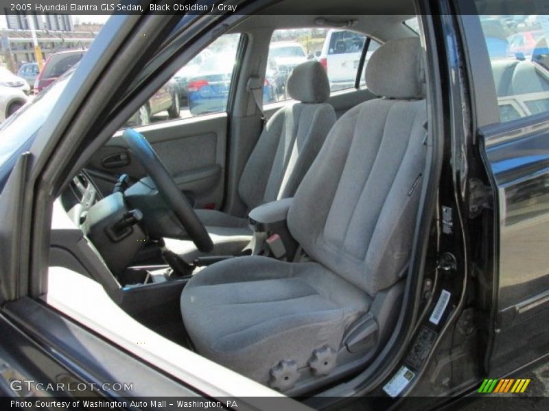 Black Obsidian / Gray 2005 Hyundai Elantra GLS Sedan