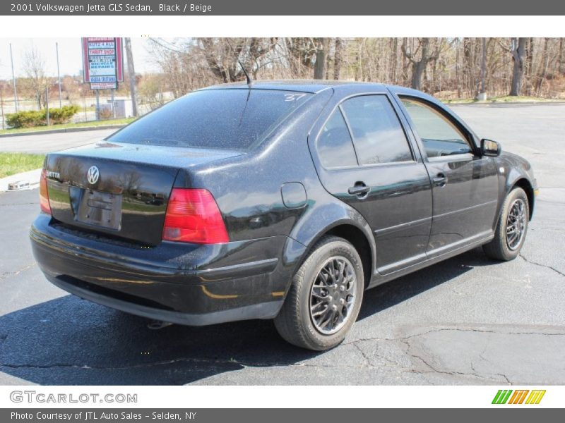 Black / Beige 2001 Volkswagen Jetta GLS Sedan