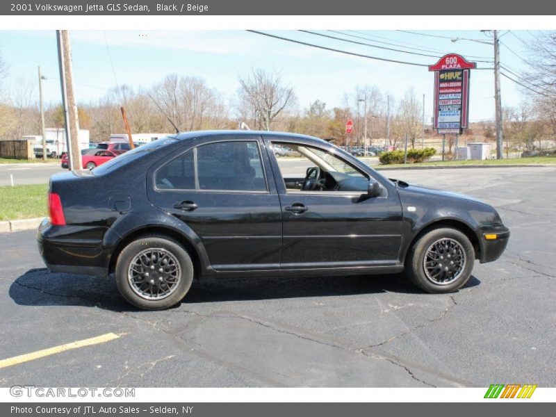 Black / Beige 2001 Volkswagen Jetta GLS Sedan