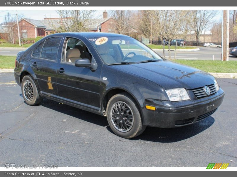 Black / Beige 2001 Volkswagen Jetta GLS Sedan