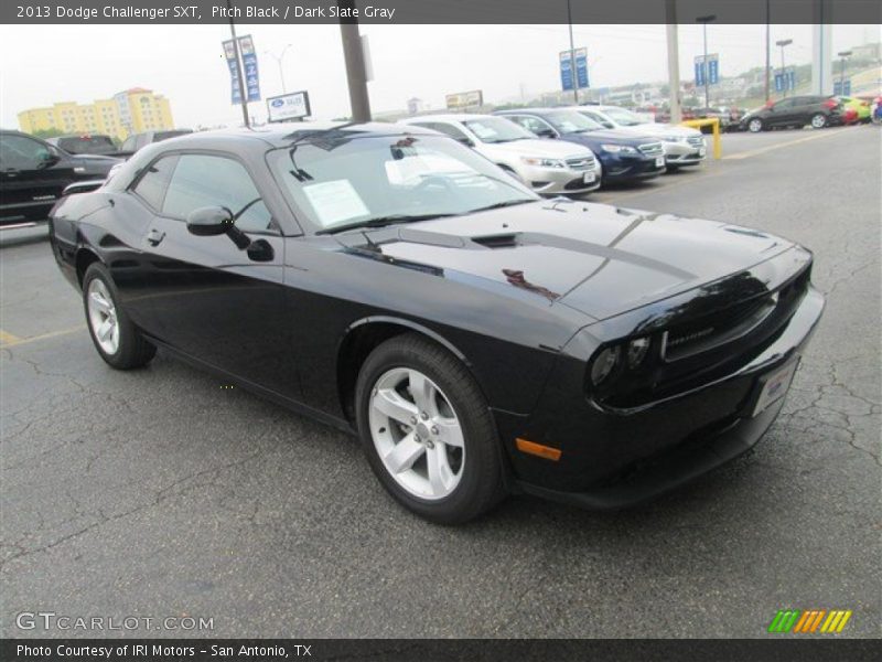 Pitch Black / Dark Slate Gray 2013 Dodge Challenger SXT