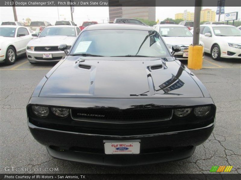 Pitch Black / Dark Slate Gray 2013 Dodge Challenger SXT