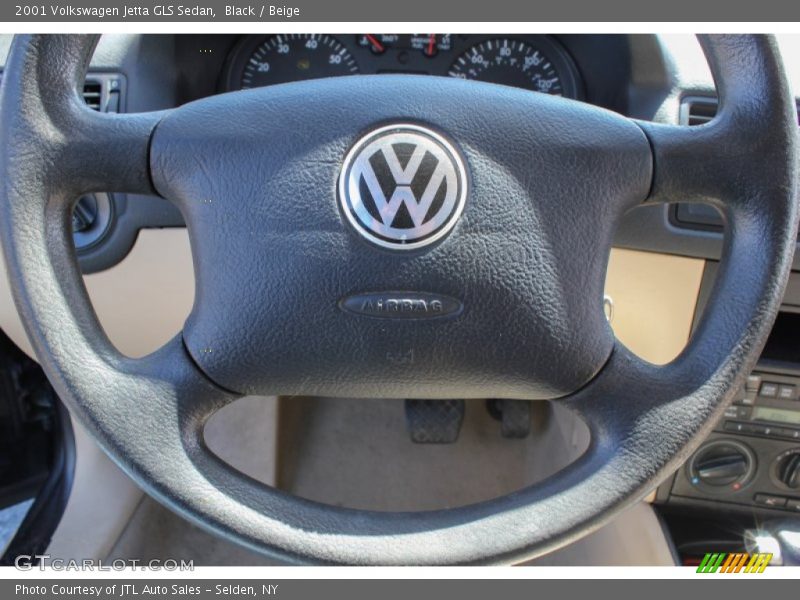 Black / Beige 2001 Volkswagen Jetta GLS Sedan