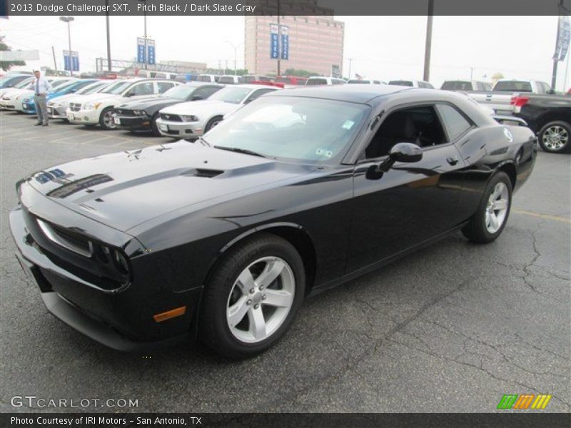 Pitch Black / Dark Slate Gray 2013 Dodge Challenger SXT