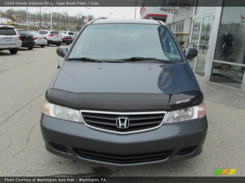 Sage Brush Pearl / Gray 2004 Honda Odyssey EX-L