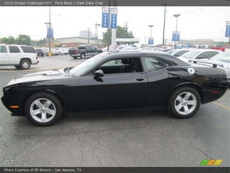 Pitch Black / Dark Slate Gray 2013 Dodge Challenger SXT