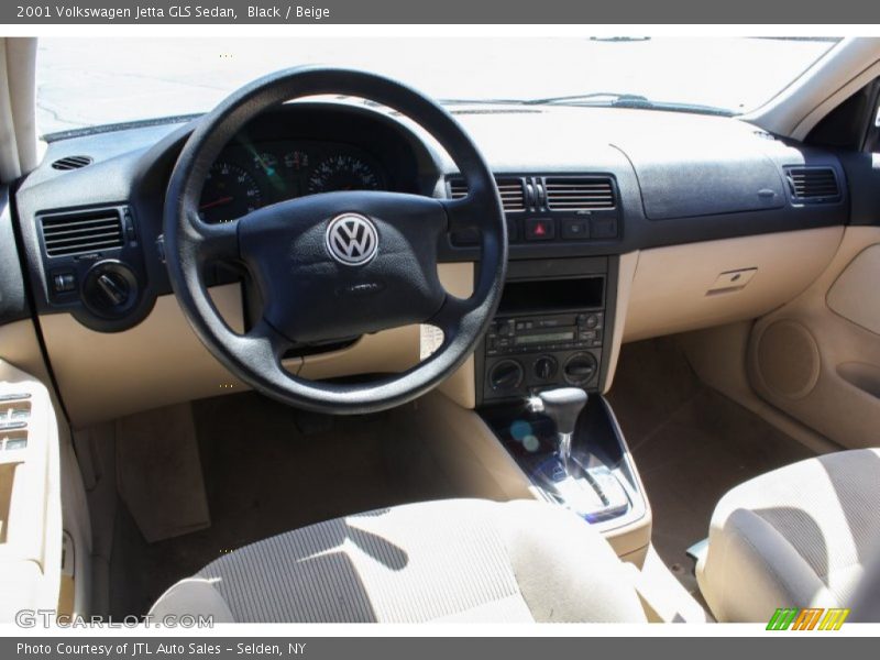 Black / Beige 2001 Volkswagen Jetta GLS Sedan