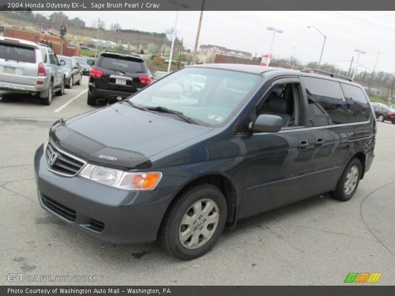 Sage Brush Pearl / Gray 2004 Honda Odyssey EX-L