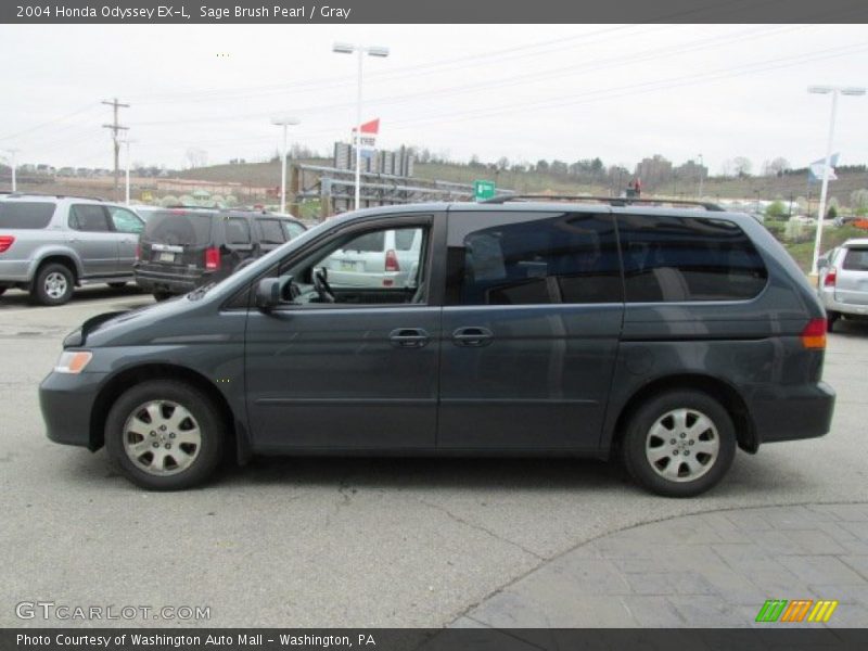 Sage Brush Pearl / Gray 2004 Honda Odyssey EX-L