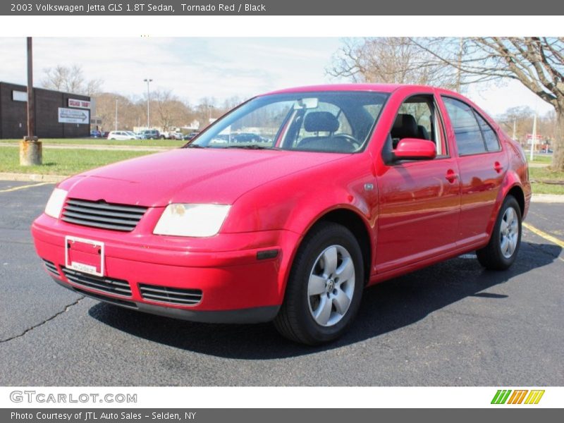 Tornado Red / Black 2003 Volkswagen Jetta GLS 1.8T Sedan