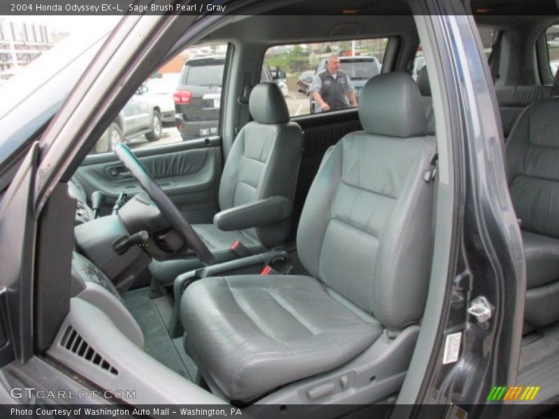 Sage Brush Pearl / Gray 2004 Honda Odyssey EX-L