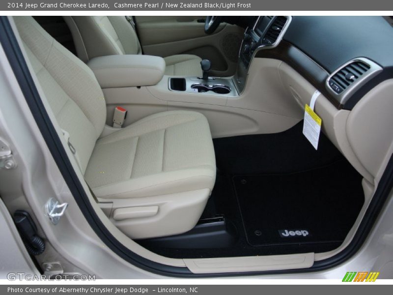 Cashmere Pearl / New Zealand Black/Light Frost 2014 Jeep Grand Cherokee Laredo