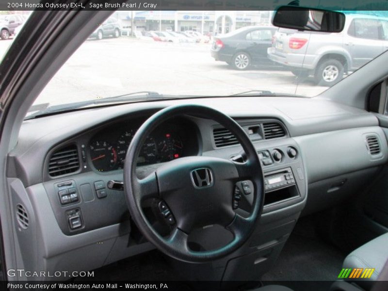 Sage Brush Pearl / Gray 2004 Honda Odyssey EX-L