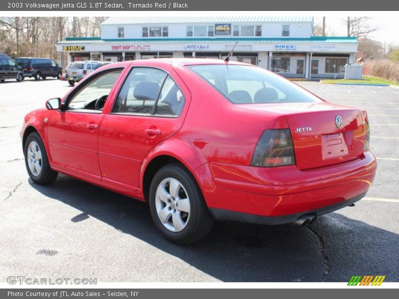 Tornado Red / Black 2003 Volkswagen Jetta GLS 1.8T Sedan