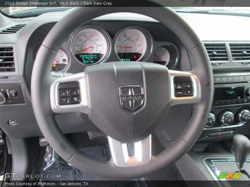 Pitch Black / Dark Slate Gray 2013 Dodge Challenger SXT