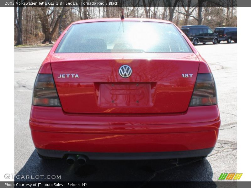 Tornado Red / Black 2003 Volkswagen Jetta GLS 1.8T Sedan