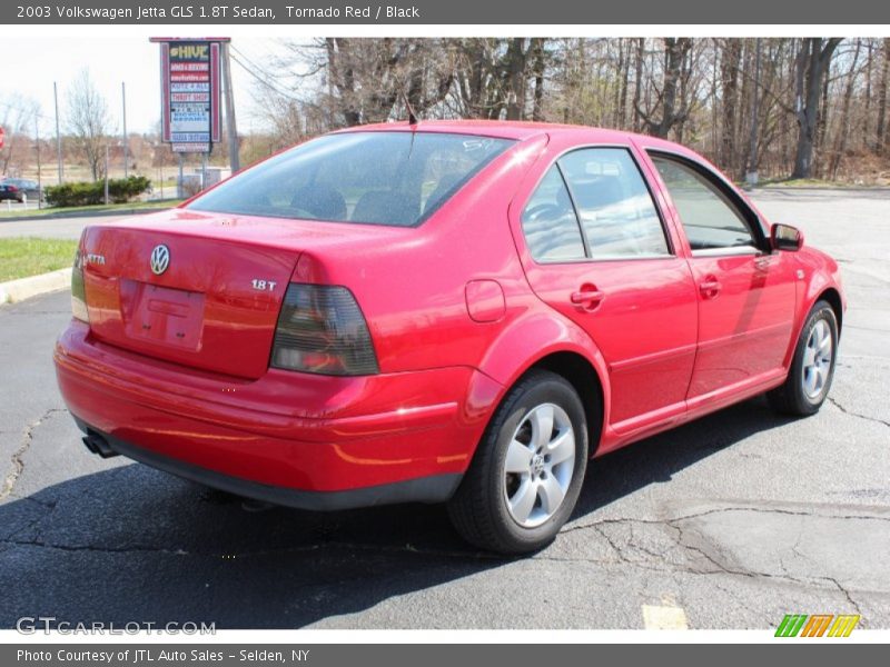 Tornado Red / Black 2003 Volkswagen Jetta GLS 1.8T Sedan