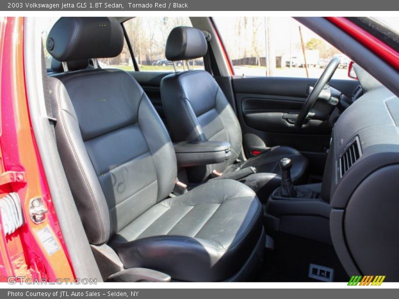 Tornado Red / Black 2003 Volkswagen Jetta GLS 1.8T Sedan