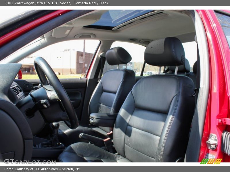Tornado Red / Black 2003 Volkswagen Jetta GLS 1.8T Sedan