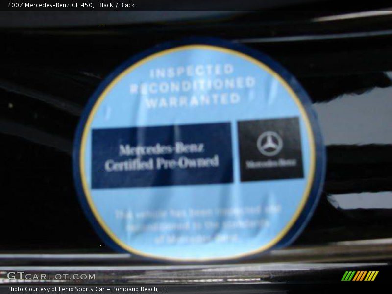 Black / Black 2007 Mercedes-Benz GL 450