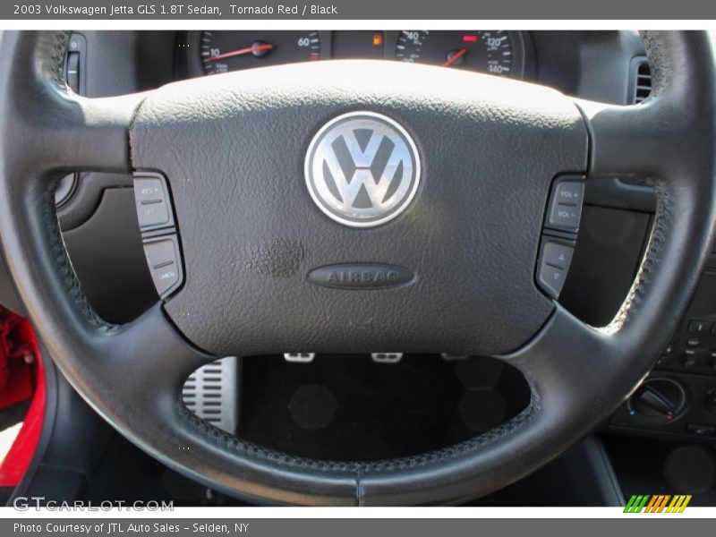Tornado Red / Black 2003 Volkswagen Jetta GLS 1.8T Sedan
