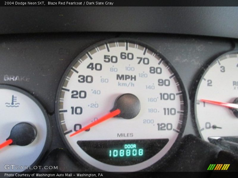 Blaze Red Pearlcoat / Dark Slate Gray 2004 Dodge Neon SXT